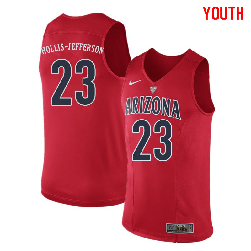 Youth Arizona Wildcats #23 Rondae Hollis-Jefferson College Basketball Jerseys Sale-Red